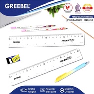 GREEBEL 20cm Plastic Ruler Ruler/ BENING 20-1 Ruler/