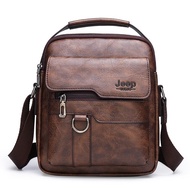 Jeep BULUO Men Sling Messenger Bag Man Crossbody Shoulder Bag Leather Sling | Beg Bahu Silang Sandan