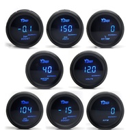 2" 52mm Car Digital Turbo Boost Gauge PSI BAR Water Temp Oil Temp Oil Pressure Gauge Voltmeter EGT F