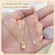 สร้อยอิตาลี ทองคำแท้ (18K) สร้อยคอรักบิดได้ เก็บเงินปลายทางได้ ความยาว 45-50 เซนติเมตร ซื้อครบชุดคุ้มกว่า ของขวัญวันวาเลนไทน์ให้แฟน