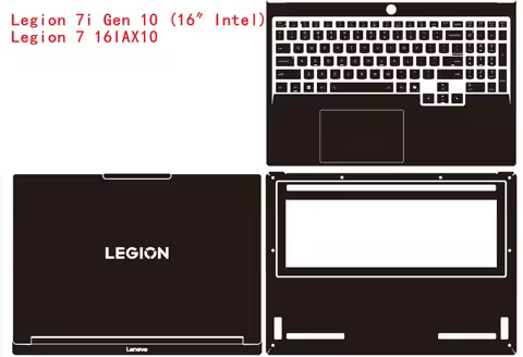 Full Body Laptop Vinyl Decal Cover Sticker Skin For LENOVO Legion 7i Gen 10 (16″ Intel) , 2025 Lenov