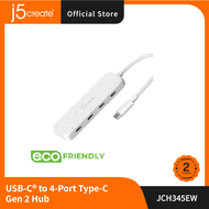 j5create JCH345EW Eco-Friendly USB-C® to 4-Port Type-C Gen 2 Hub