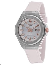 Ladies' Casio Baby-G G-MS Series Gold Tone and White Resin Strap Watch MSGS500G-7A