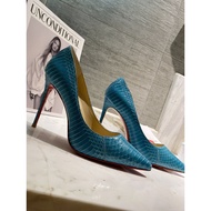Luxury shoes women CCTN BLUE Flat 6.5cm.8.5cm.10cm.12cm heels kasut perempuan sneakers women