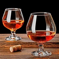 Brandy glass, red wine glasses, champagne glasses, low-legged cognac glasses