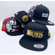 🉇🄎【READY STOCK】ONE PIECE X G-SHOCK Cap Snapback Cap Original Premium Quality Cap Embroidery Men Cap 
