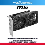 MSI GeForce RTX 3050 Ventus 2x GDDR6 E OC 6GB Graphic Card