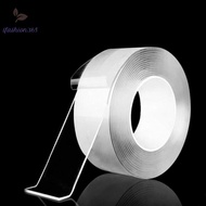 [LF] 1/2/3/5M Nano Tape Double Sided Tape Transparent Reusable Waterproof Adhesive Tapes Cleanable K