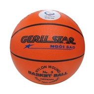 GeruStar Rubber basketball size B3, B5, B6, B7 - Dungcusport offers net + pump