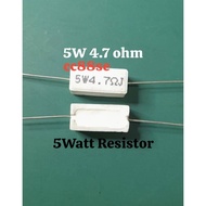 5watt 4.7ohm 5W 4.7ohm ohm Resistor wireworn 5watt Resistor 5W Resistor
