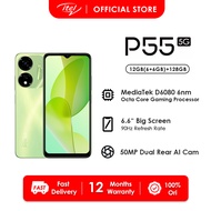 Cellphone  P55  itel RAM 8GB (4+4GB)+ROM 256GB 120HZ | 6.7 Big Screen | 50MP Dual Camera | 5000mAh