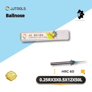 MESIN Ballnose 0.25RX3X0.5X12X50L-2F - Milling Cutter - Precision Milling Cutter - Endmill