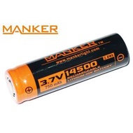 {MPower} Manker 14500 750mAh 3.7V Li-ion Rechargeable Battery 鋰電池 充電池 - 原裝行貨