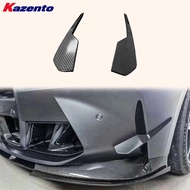 For BMW M3 G80 G81 M4 G82 G83 2020-2024 Carbon 3D Style Front Bumper Side Canards