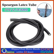 ◫ ◈ 【SOYACAR】Spearfishing Rubber Sling Speargun Rubber Bands Tubes Latex Bands for Fishing 1 Meter