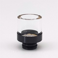 1PC 510 810 Anti-Spitback Stainless Steel Glass Drip Tip with Filter Screen