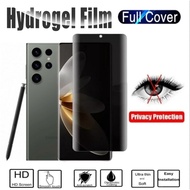 Anti-scratch Hydrogel spy private matte Samsung S24 S24 FE S24 Ultra S24 Plus full Screen Protector 