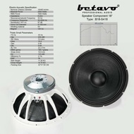 speaker component 18 inch original betavo b18 s 418 speaker komponen