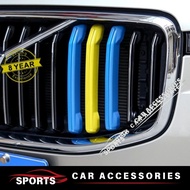 VOLVO XC40 XC60 XC90 S90 Grill Sweden Stirp Front Grill Cover Garnish BMW 3Colour Protection Strip T