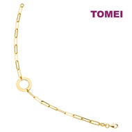 TOMEI Lusso Italia Circle Linked Bracelet, Yellow Gold 916