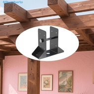 HUMBERTO Post Support Bracket, Black Steel Deck Railing Support, Support Heavy-Duty 4x4 Inch/6x6Inch