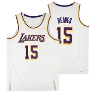 LA LOS ANGELES 15 AUSTIN REAVES WHITE ASSOCIATION BASKETBALL JERSEY EMBROIDERY
