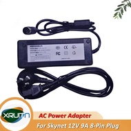 Replacement AC Adapter for BARCO SKynet SNP-A127-M Charger 12V 9A 8pin Plug Monitor Power Supply