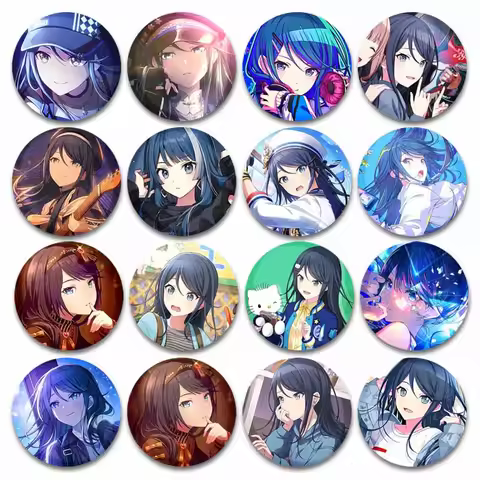 Cute Anime Hoshino Ichika Brooch Pin Leo/Need 50mm Tinplate Round Badge Project SEKAI Button Pins Ba