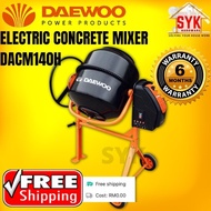 SYK (FREE SHIPPING) DAEWOO DACM140H 500W Electric Concrete Mixer Cement Mixer Heavy Duty Mesin Bancu