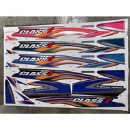 HONDA EX5 CLASS 1 STRIPE (4) CLASS 1 EX5 CLASS STICKER BODY