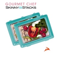 [JML Official] Gourmet Chef Skinny Stacks | Stackable airtight Food storage reusable Freezer dishwasher safe BPA-Free