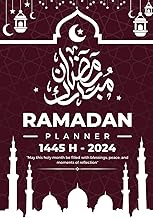 Ramadan Planner 2024: 30 Days Journal With Daily Dua, Reflections, Goals, Meals, To-Do List, Prayers and Quran Tracker for Women, Men, Kids, Teens