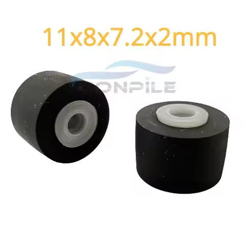 2pcs 11x8x7.2x2mm rubber pinch roller for cassette deck walkman tape recorder player