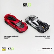 KILO x NZG1: 64 Benz AMG ONE Red/Starry Sky Silver Gray Alloy Car Model