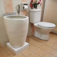 Tempayan TP3 SMALL White Fiberglass Tangki Simpanan Air Bathtub Tong Mandi Bekas Kolah Air Bilik Air