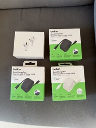 Apple AirPods Pro 3+ Belkin 240W USB-C 充電線