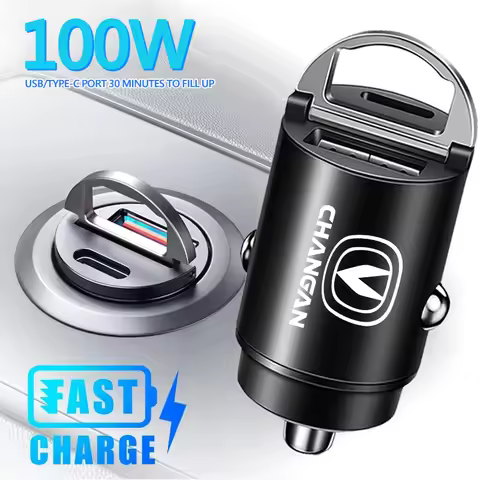 100W QC3.0 PD Mini Car Charger Fast Charging Car USB Type C Charger For Changan X7 UNI-T CS35 CX70 C