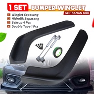 Complete Package Winglet Winglet Bumper Diffuser Universal Car Bumper Lip Winglet Front Bumper Car k Newest Ready