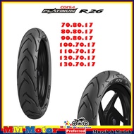 CORSA PLATINUM R26 TUBELESS TIRE TYRE 17" INCH STREET BIKE 14" INCH SCOOTER TAYAR MOTOSIKAL BRAND NEW TAHUN BARU