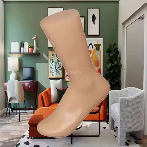 Professional Plastic Seamless Foot Display Mannequin for Sock Hosiery Showcase Retail Store Photogra