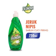 Ekonomi Power Liquid Sabun Cuci Piring Jeruk Nipis Botol 750 ml-EKONOMI POWER LIQUID SABUN CUCI PIRI