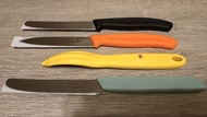 共4把 VICTORINOX 維氏 瑞士軍刀 家用 削皮器蔬菜水果刀 瑞士進口 多功能不鏽鋼削皮刀  切水果削皮刀鋒利鋸齒刀子