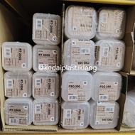 FELTON SQ250/SQ350/SQ450/SQ550 (50PCS/PACK) - SQUARE CONTAINER WITH LID/DISPOSAL FOOD CONTAINER/MICR