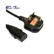 1.5M UK Plug 3 PIN Power Cord Cable with 13A Fuse for Desktop PC