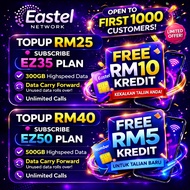 Eastel 5G New Data Sampai 999GB + Full Hotspot