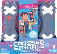Mattel Games Crossed Signals Game for Kids & Adults, Electronic Game with Pair of Talking Light Wand