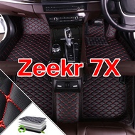 (Ready Stock) For ZEEKR 7X Car Floor Mats and Carpets 6D CAR CARPET PU LEATHER CAR MAT FLOOR MAT CAR