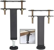 6 Pcs Adjustable Height Center Support Leg for Bed Frame, Steel Bed Frame or Wooden Bed Center Slat 