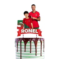 RONALDO PORTUGAL CAKE TOPPER