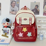Korean style Ita Bag backpack School bag Women bagpack Large Capacity Backpack Transparent Student B